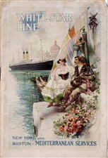 1908 SS Cretic First Class Passenger List Bishop Rowe Spalding White Star Line picture