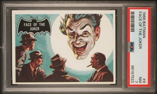1966 TOPPS BATMAN FACE OF THE JOKER #9 PSA 7 picture
