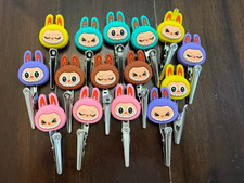 5pack Silicone Tobacco Stick Roach Clips Cigarette Labu Doll Random Color/Eyes picture