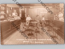 c1910 Nathans Ice Cream Lunch Parlor BOYES HOT SPRINGS California CA Sonoma RPPC picture