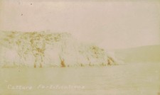 Cattaro Fortifications Kotor Montenegro Real Photo Postcard RPPC AZO picture