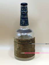 Vintage Weller's Original Barrel 107 Proof “EMPTY” Bottle 7 Year Old 4/5 Quart picture