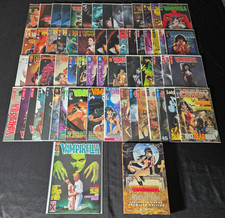 AnotherTime Lot of 62 Vampirella Comic Books Vengeance Topps Master Visions Card picture