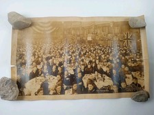 Antique Rare 1918 Rocky Mountain Club Banquet @ Hotel Astor Photograph picture