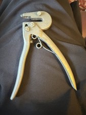 Vintage Bonney Vehslage Tool Co Newark NJ Hand Punch Crimper Pliers Patent’d USA picture