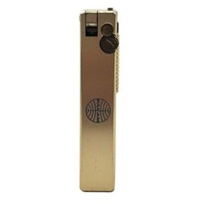 Vintage Cygnus Pan Am Lift Arm Lighter Gold Tone Ribbed Japan Patent 361149 picture