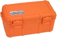 Cigar Caddy 15 Cigar Waterproof Travel Humidor, Blaze Orange picture
