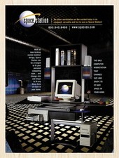 1999 Space Station Workstation PC Original Advertisement v1 picture