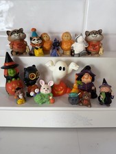 Vintage Hallmark Halloween Merry Miniatures 70S -90s 16 Figurines Included picture