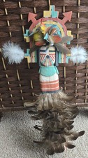Signed T. Huma Hopi Tewa Kachina Katsina Doll 20