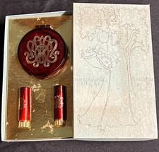 Vintage Estée Lauder Set w/ Face Powder & 2 Lip Glosses + Presentation Box. ONS picture