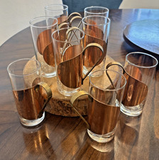 Vintage 1950s/60s Scanmalay Hot Toddy Glasses Set of 8 – MCM Retro Copper picture