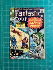 Fantastic Four #23 1964 Jack Kirby Doctor Doom Appearance GD/VG Pressed picture