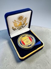 US SECRET SERVICE Department Of Home land Security Challenge Coin in Velvet Case picture