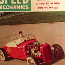 Speed Mechanics Magazine Feb-Mar 1955 Issue Vintage Speed Mechanics Magazine picture