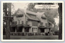Vintage Illinois Postcard RUSHVILLE Schuyler Hotel RPPC 1949 picture