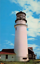 Postcard Highland Light Lighthouse North Truro Massachusetts MA Vintage picture