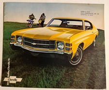 Original 1971 Chevrolet Chevelle Sales Brochure   SS-Malibu etc. picture
