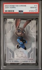 2023 Topps Disney 100 Chrome Judy Hopps #17 PSA 10 picture