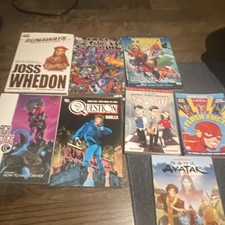 Mixed Graphic Novel Lot: Runaways, Black Science, Teen Titans, Flash picture