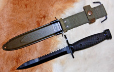 M-7 Sawback Bayonet by Imperial Knife w/ US M8A1 Scabbard - NEW picture