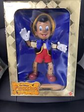 Mattel Disney Pinocchio Marionette Genuine Wood Figure Limited Edition In Box picture