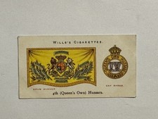 1908-1912 Wills's Cigarettes 4th Queen's Own Hussars #16 First Series picture