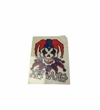 Original NOS Vintage 1990 Graffix Jester Sticker Decal 2”x3” NEW picture