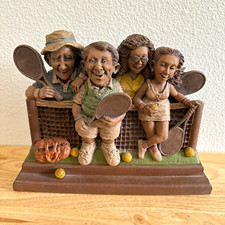 Vintage Tom Clark Mixed Doubles Figurine 1992 Cairn Studio Tennis Edition 47 picture