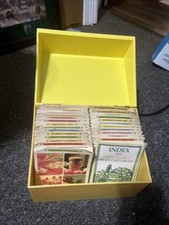 Vintage 1971 Betty Crocker Recipe Card Library Yellow Box  Cookbook Cards READ picture