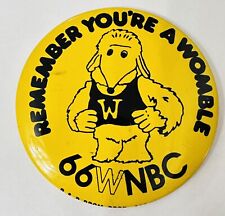 The Wombles 1974 Remember You’re A Womble 66 WNBC NYC Radio 2.25” Pinback Button picture