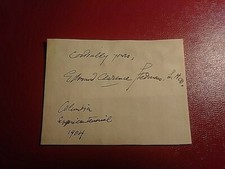 Edward Clarence Stedman (1833-1908) American Poet, Scientist, Signed, Autograph, picture