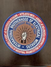 IBEW international Brotherhood Of Electrical Workers 4 Inch Patch Heat Press. picture