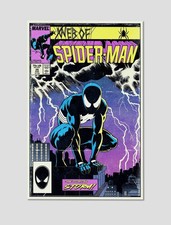 Web of Spider-Man Black Suit Symbiote Premium Giclee Print Poster 11x17 Wall Art picture