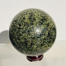 4.03lb Large Rare Olivine Peridot Green Sphere Mineral Healing picture