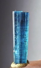 Beautiful An Amazing Ink Blue Indicolite Color Tourmaline Crystal From Afg picture