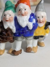 GNOME Prewar German Mini Trio Three in One Walking Porcelain/Ceramic 2