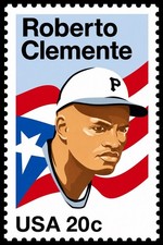 Roberto Clemente Tribute Poster - 24x36” 🎨 Vintage Style 🏆 picture