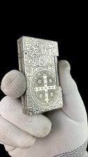 S.T. DUPONT Lighter Constantine Silver Ligne2 Lighter Ping Sound with gift box picture