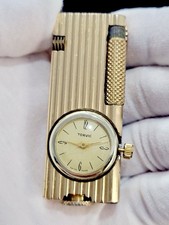 Vintage Cygnus Roller Petrol Lighter w/ Torvic Watch – Japan 1950s [FoR PARTS] picture
