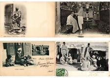 BARBER SHOPS COIFFEURS DIFFERENT COUNTRIES 22 Vintage Postcards (L5442) picture