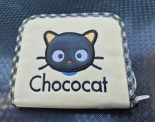 Vintage 1999 Sanrio Chococat Wallet Zip Organizer Embroidered Kawaii Rare picture