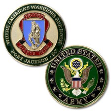 NEW U.S. Army Fort Jackson, SC Challenge Coin. picture