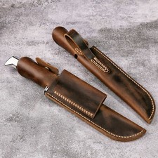Horizontal Leather Sheath for Buck 120 Knife, buck 120 leather sheath picture