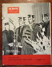 1964 Clark College THE MENTOR ~ President Brawley, The Founder's Day Fund picture