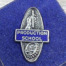 Vtg Extremely Rare Pepsi Cola Production School Employee Enamel Lapel Pin Scarce picture