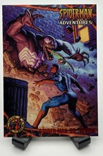 1997 Fleer Ultra Marvel Spider-Man Adventures RED #67 Spider-Man vs Venom picture