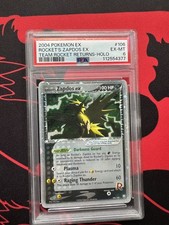2004 POKEMON EX TEAM ROCKET RETURNS #106 ROCKET'S ZAPDOS EX-HOLO PSA 6 Swirl 💫 picture