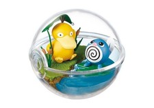 USA SHIPPING Pokemon Terrarium Collection 2 Psyduck and Poliwag Figure picture