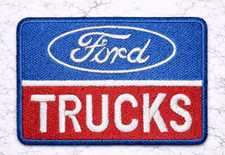 FORD TRUCKS EMBROIDERED IRON ON PATCH 3.5